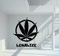 Preview: 31006 Legalize Cannabis Wandtattoo